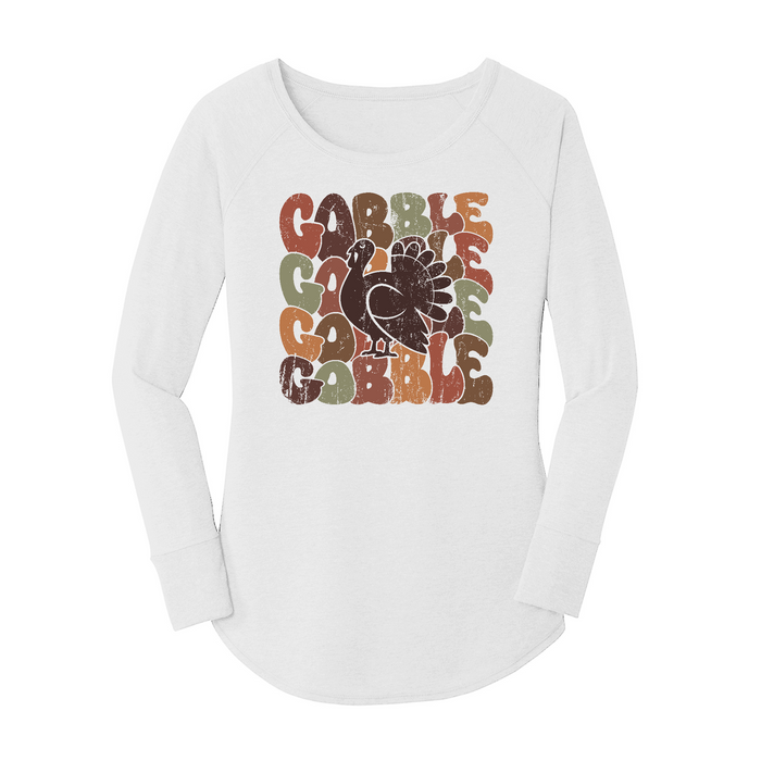 Womens X-Small White Long Sleeve Tunic Tee