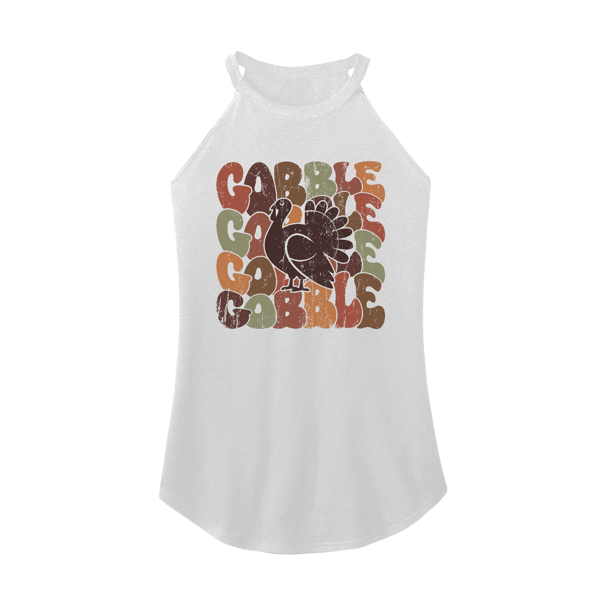 Womens X-Small White Rocker Tank Top