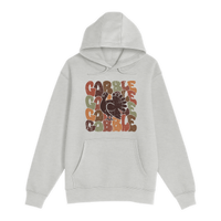 Unisex Small Oatmeal Pullover Hooded Sweatshirt
