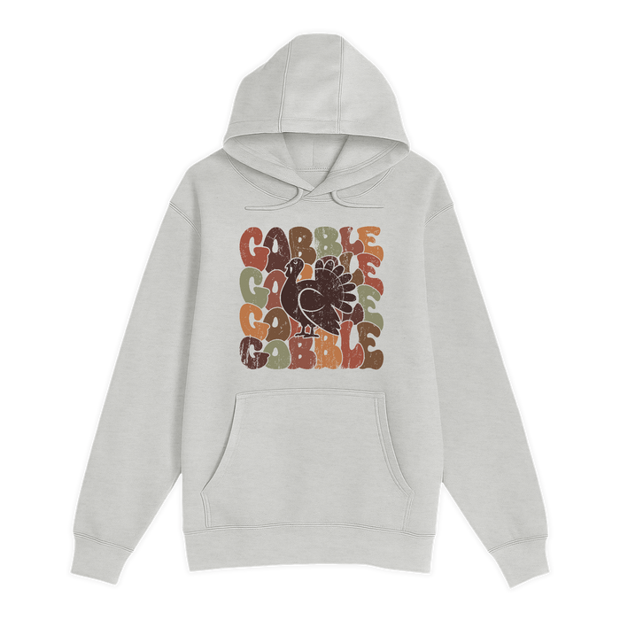 Unisex Small Oatmeal Pullover Hooded Sweatshirt