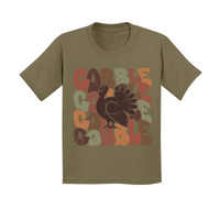 Kids Small Military Green Style_T-Shirt