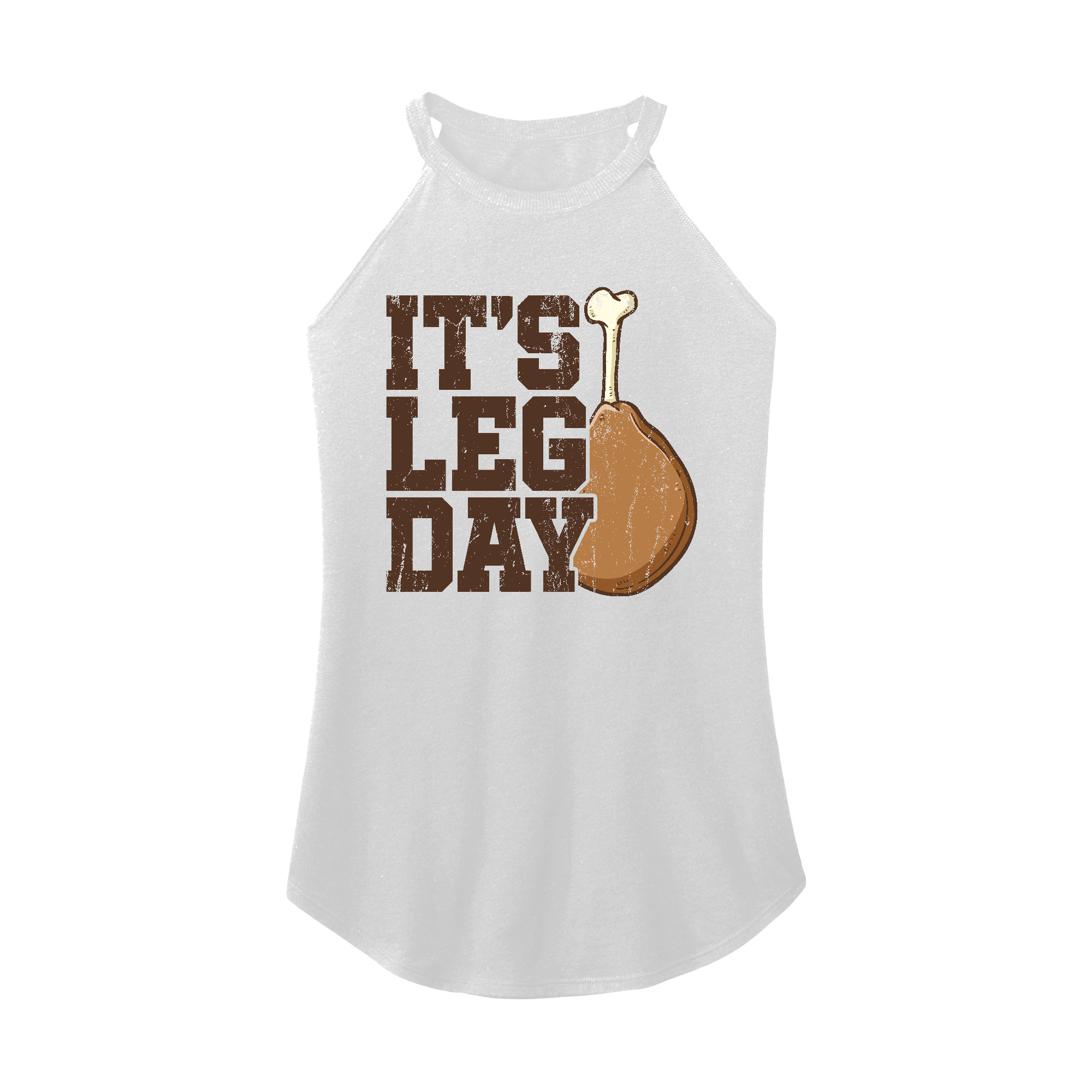 Womens X-Small White Rocker Tank Top