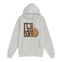 Unisex Small Oatmeal Pullover Hooded Sweatshirt