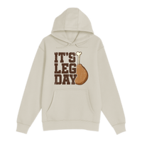 Unisex Small Natural Pullover Hooded Sweatshirt