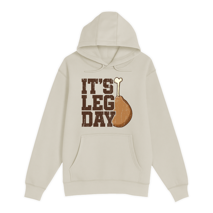 Unisex Small Natural Pullover Hooded Sweatshirt