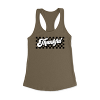 Womens X-Small Military Green Style_Tank Top