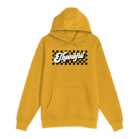 Unisex Small Yellow Pullover Hooded Sweatshirt