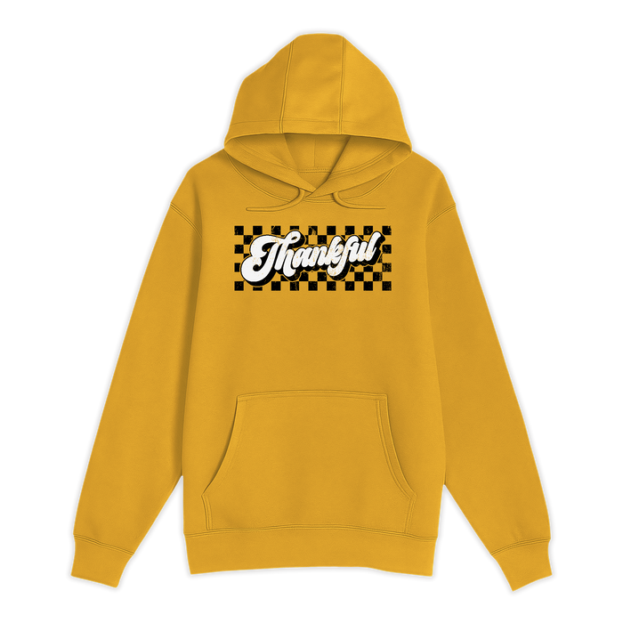 Unisex Small Yellow Pullover Hooded Sweatshirt