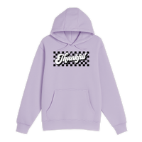 Unisex Small Lilac Pullover Hooded Sweatshirt