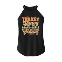 Womens X-Small Dark Heather Gray Rocker Tank Top