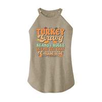 Womens X-Small Sand Rocker Tank Top