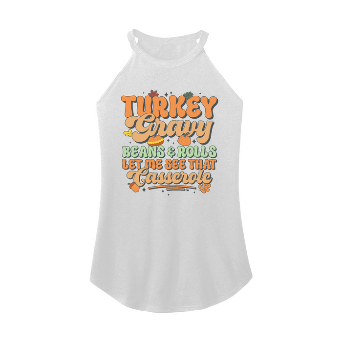 Womens X-Small White Rocker Tank Top