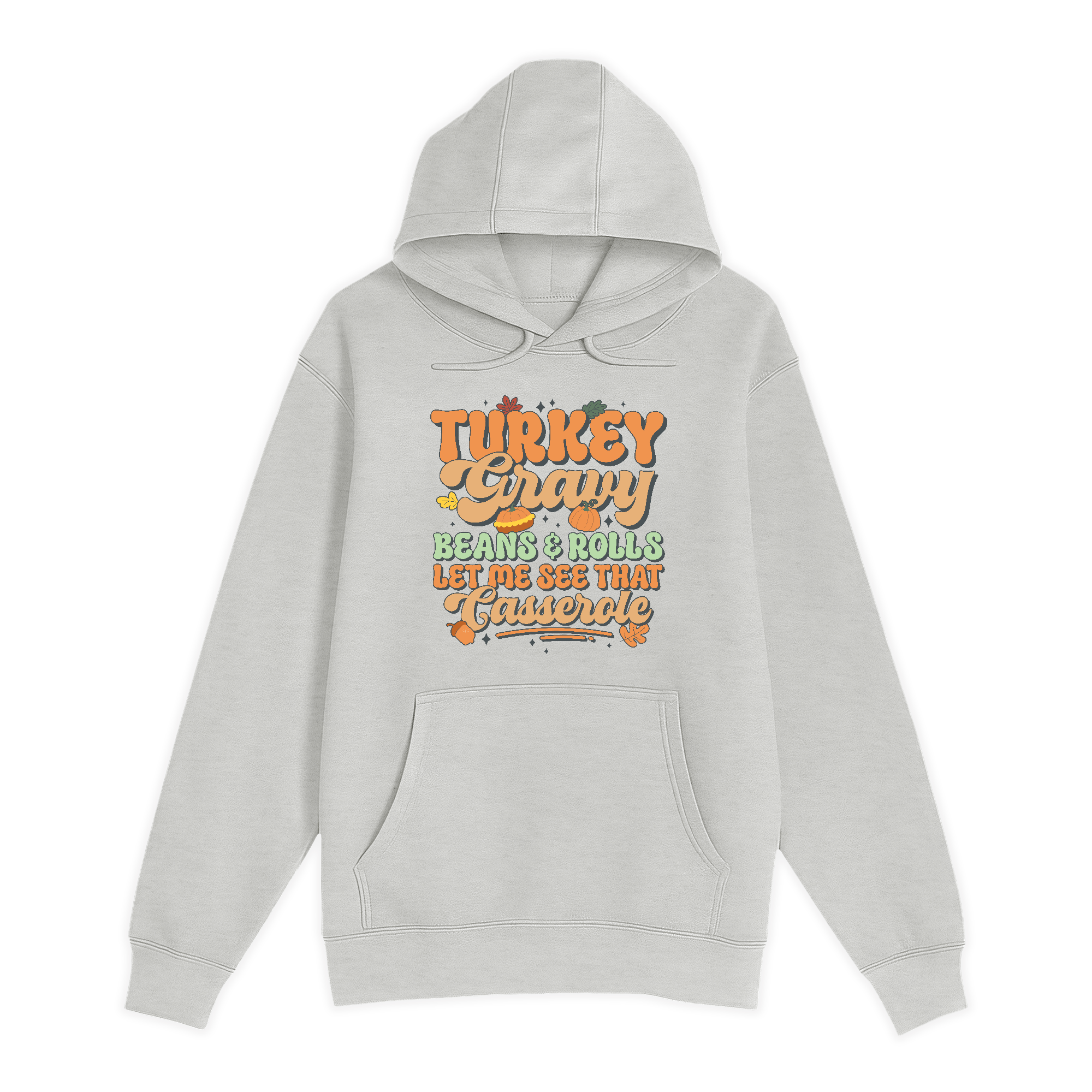Unisex Small Oatmeal Pullover Hooded Sweatshirt