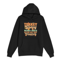 Unisex Small Black Pullover Hooded Sweatshirt