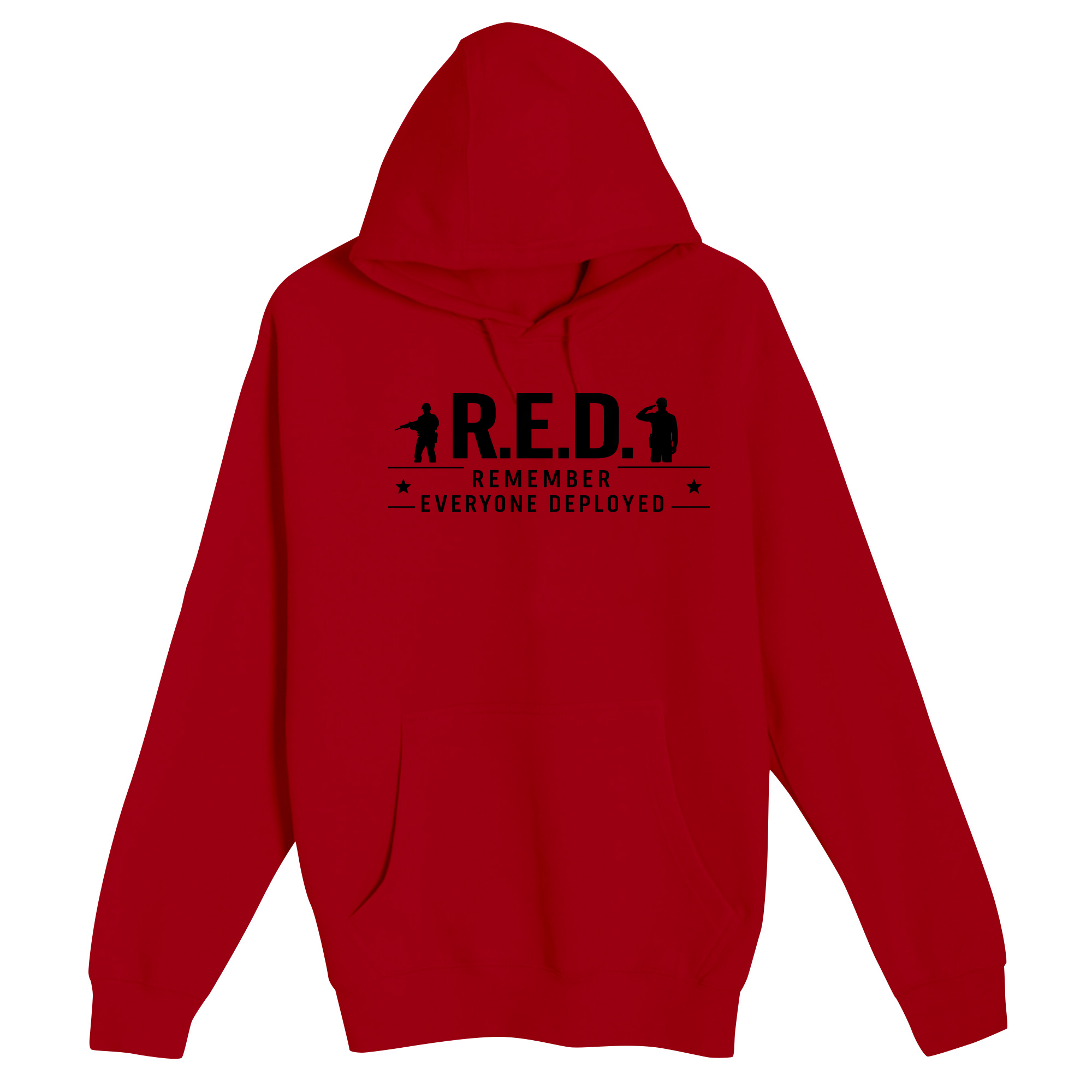 Unisex Small Cardinal Pullover Hooded Sweatshirt