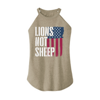 Womens X-Small Sand Rocker Tank Top