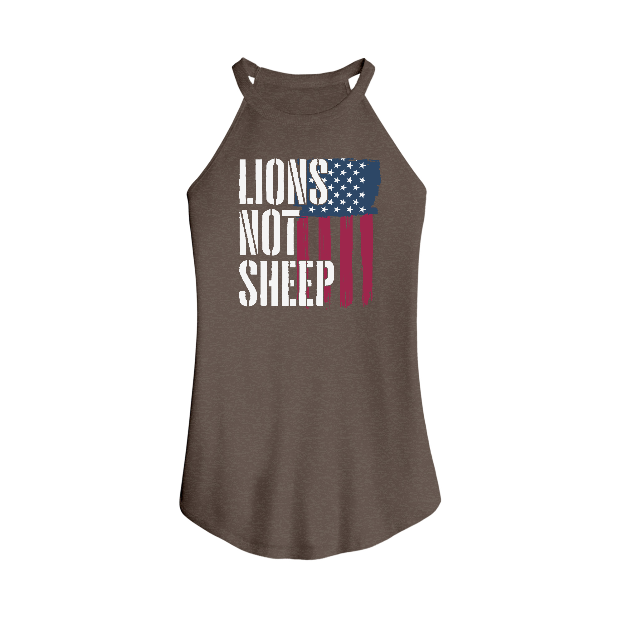 Womens X-Small Brown Tank Top