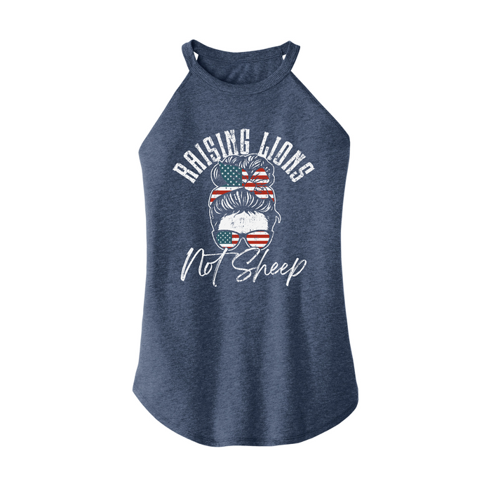 Womens X-Small Navy Heather Rocker Tank Top