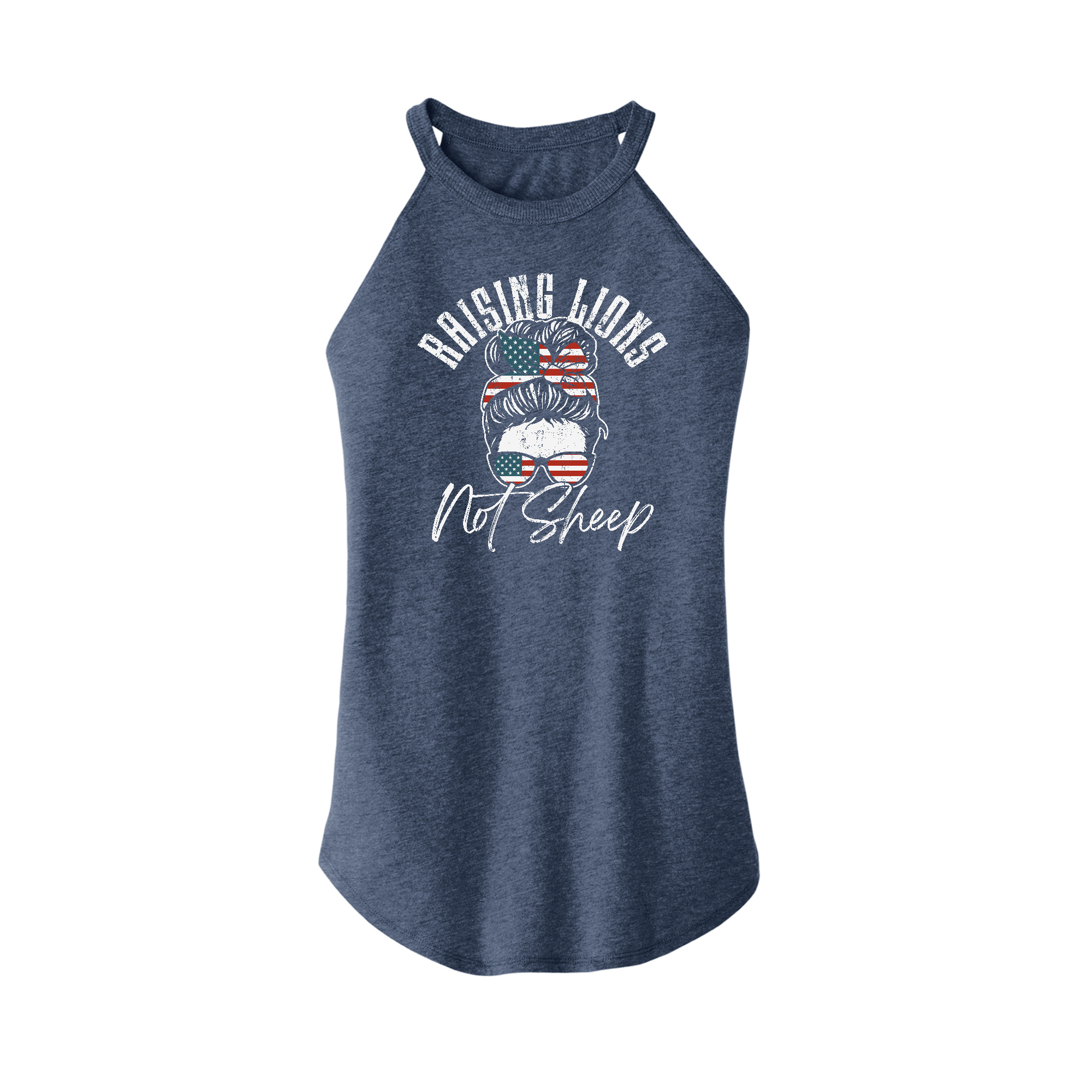 Womens X-Small Navy Heather Tank Top