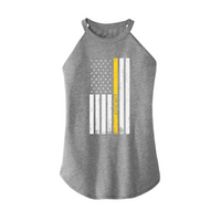 Womens X-Small Grey Rocker Tank Top