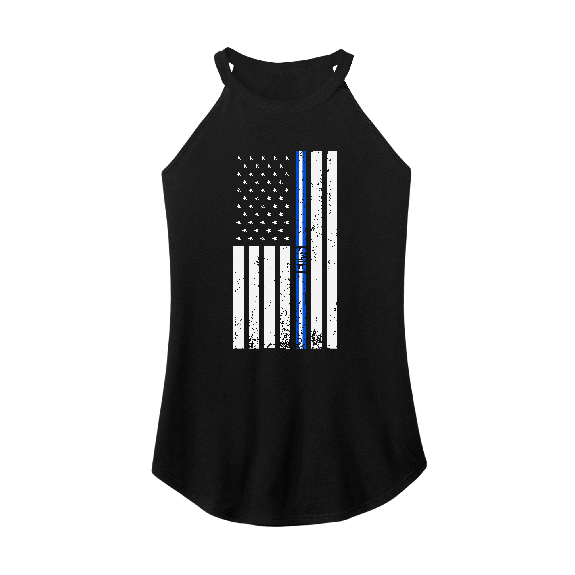 Womens X-Small Black Rocker Tank Top