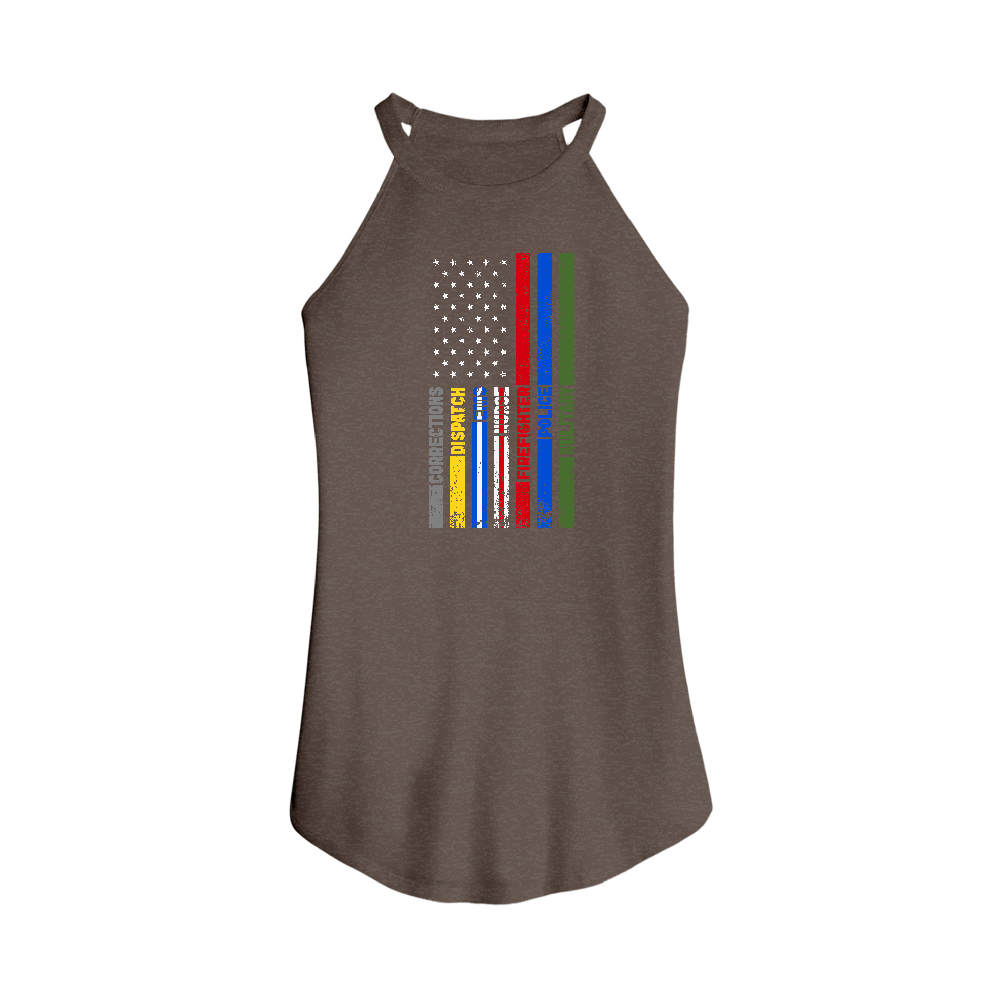 Womens X-Small Brown Tank Top