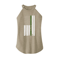 Womens X-Small Sand Rocker Tank Top