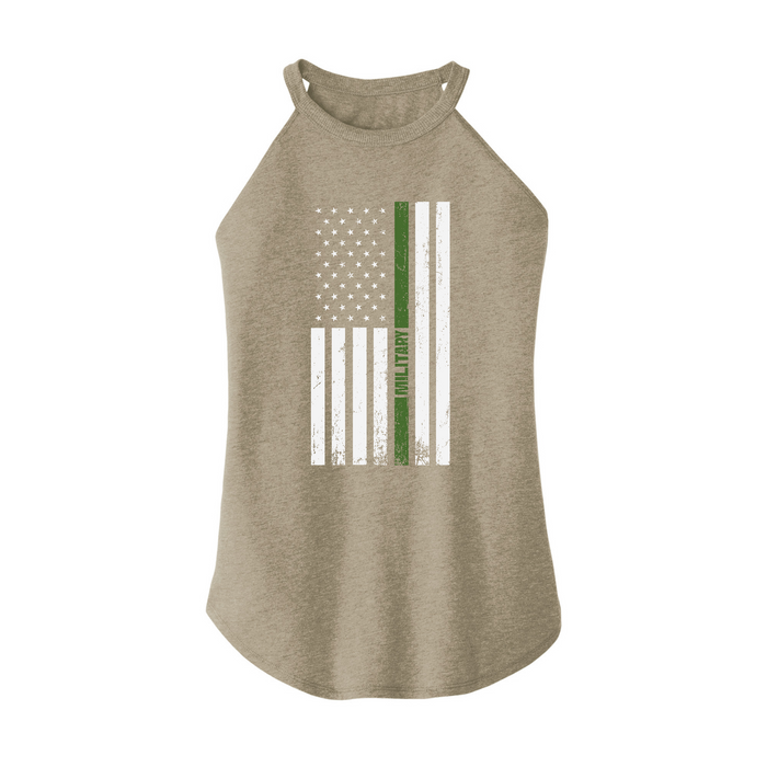 Womens X-Small Sand Rocker Tank Top