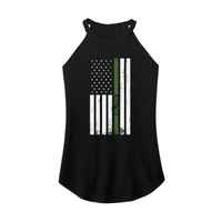 Womens X-Small Black Rocker Tank Top