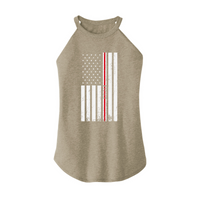 Womens X-Small Sand Rocker Tank Top