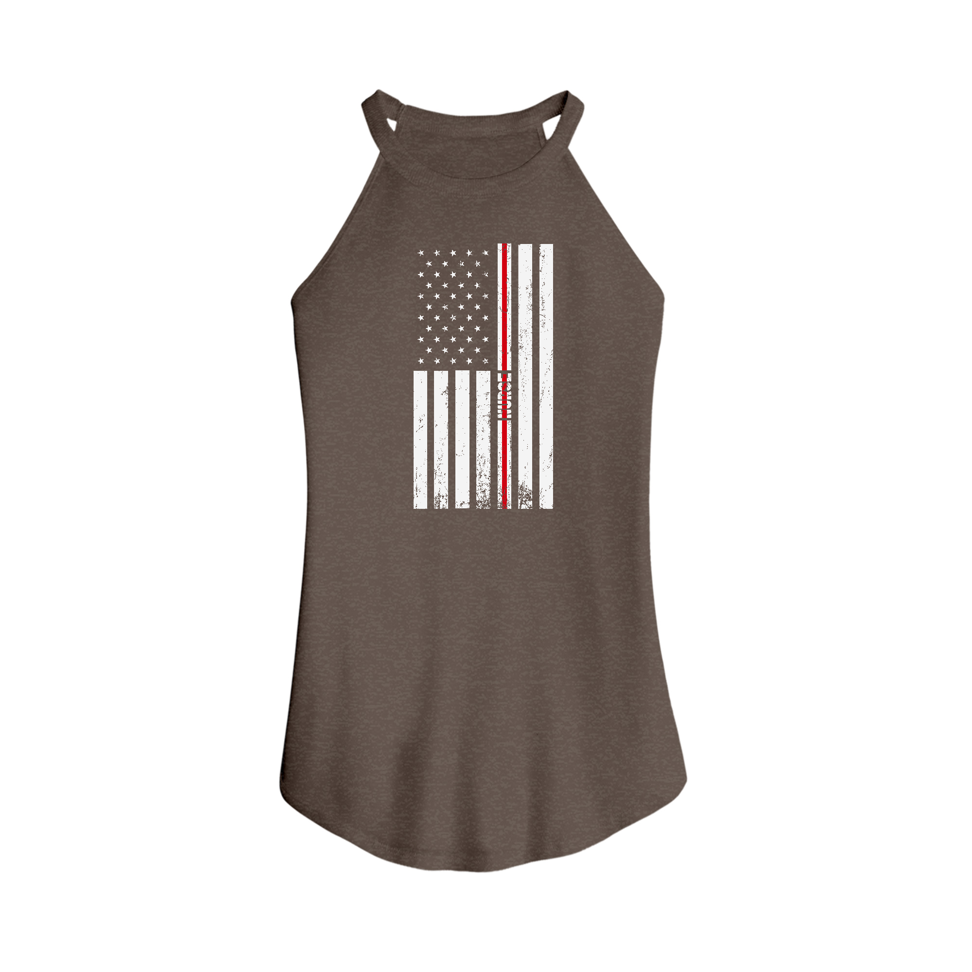 Womens X-Small Brown Tank Top