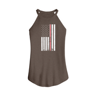 Womens X-Small Brown Tank Top