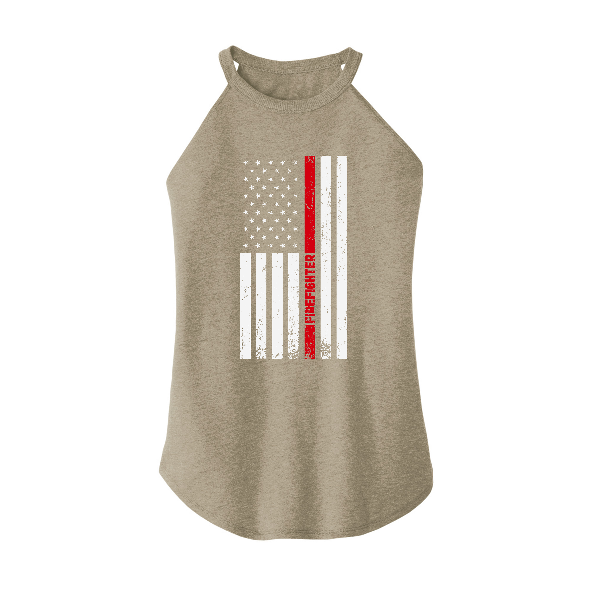 Womens X-Small Sand Rocker Tank Top