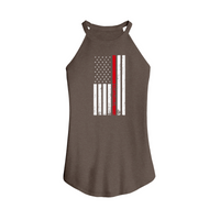 Womens X-Small Brown Tank Top