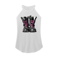 Womens X-Small White Rocker Tank Top