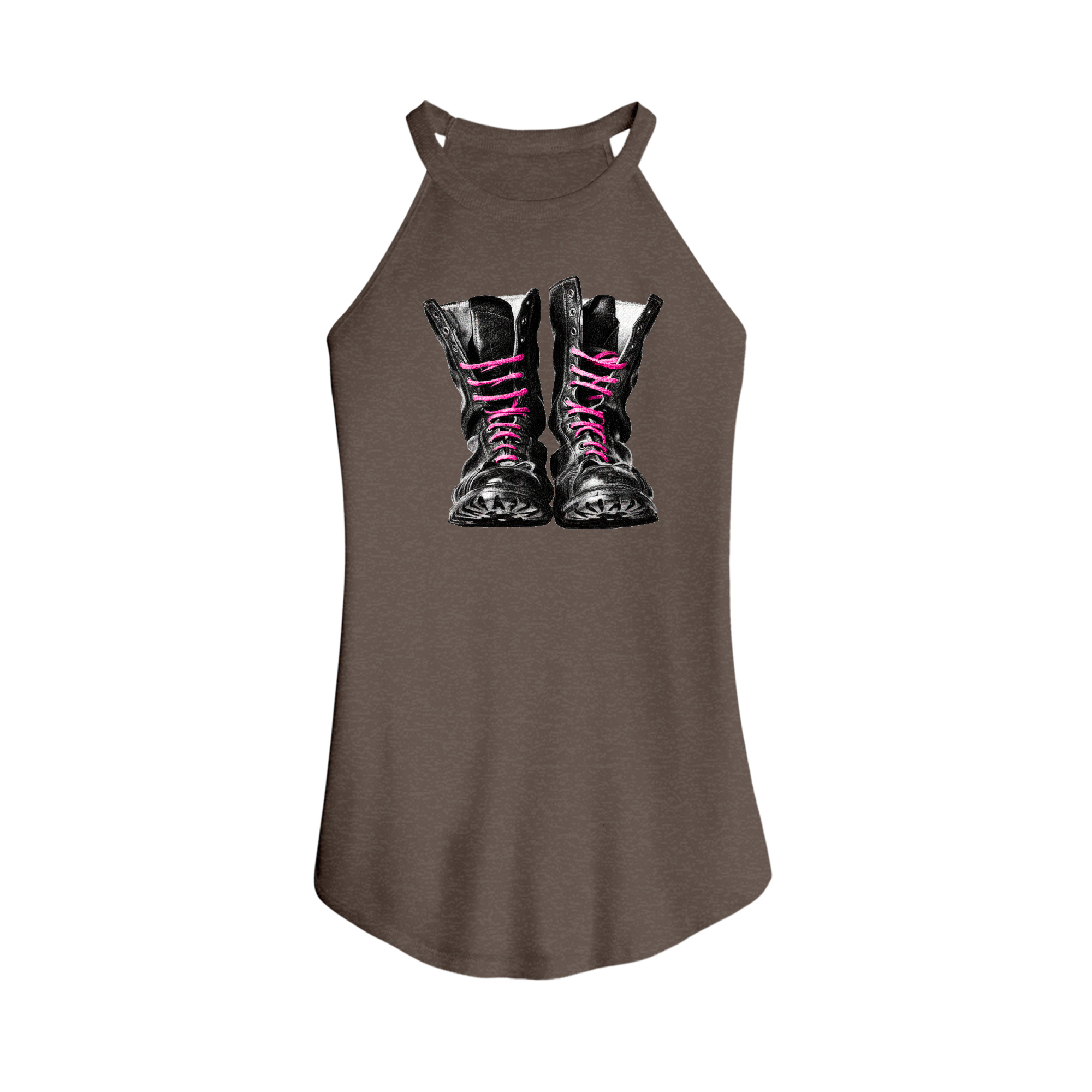 Womens X-Small Brown Tank Top