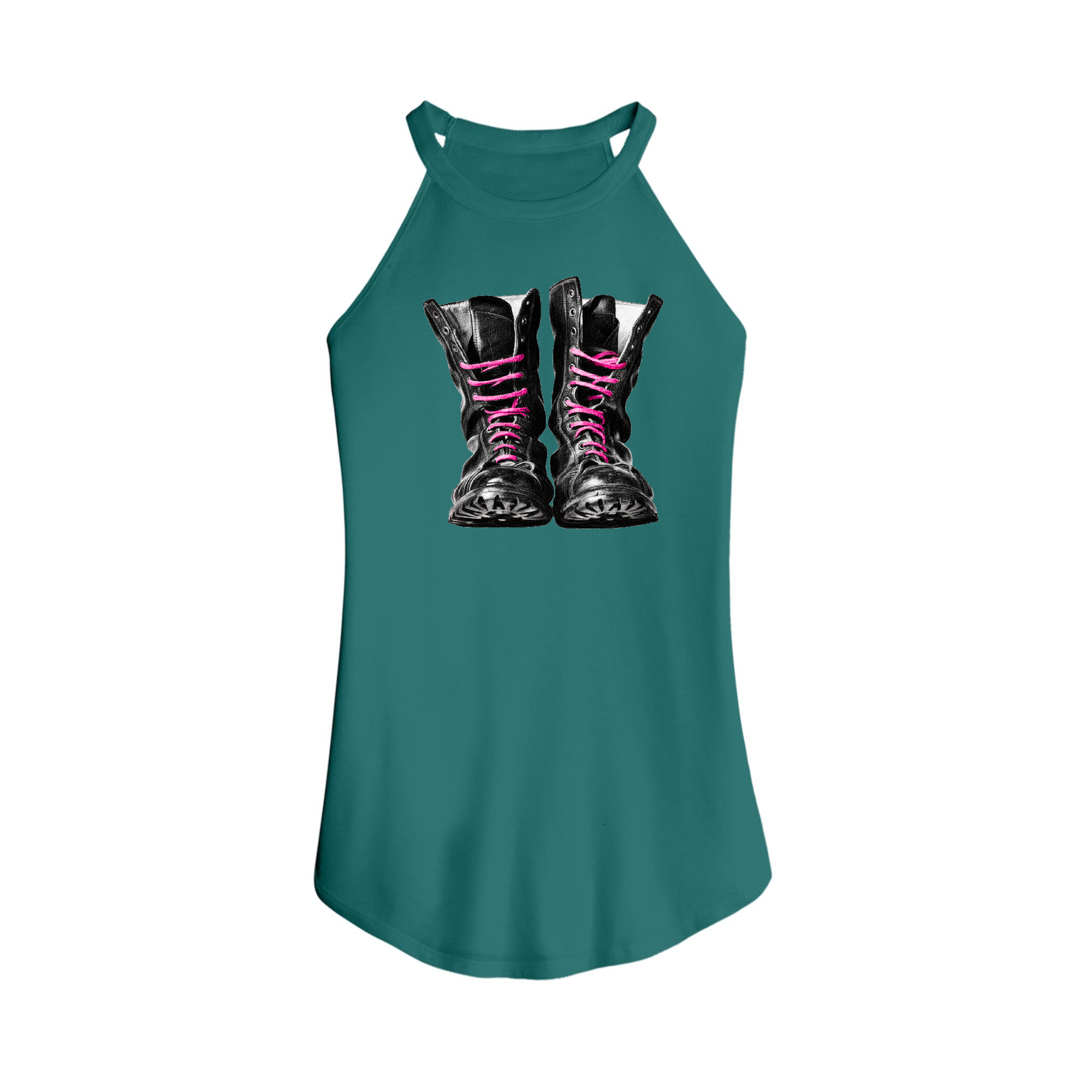 Womens X-Small Teal Tank Top