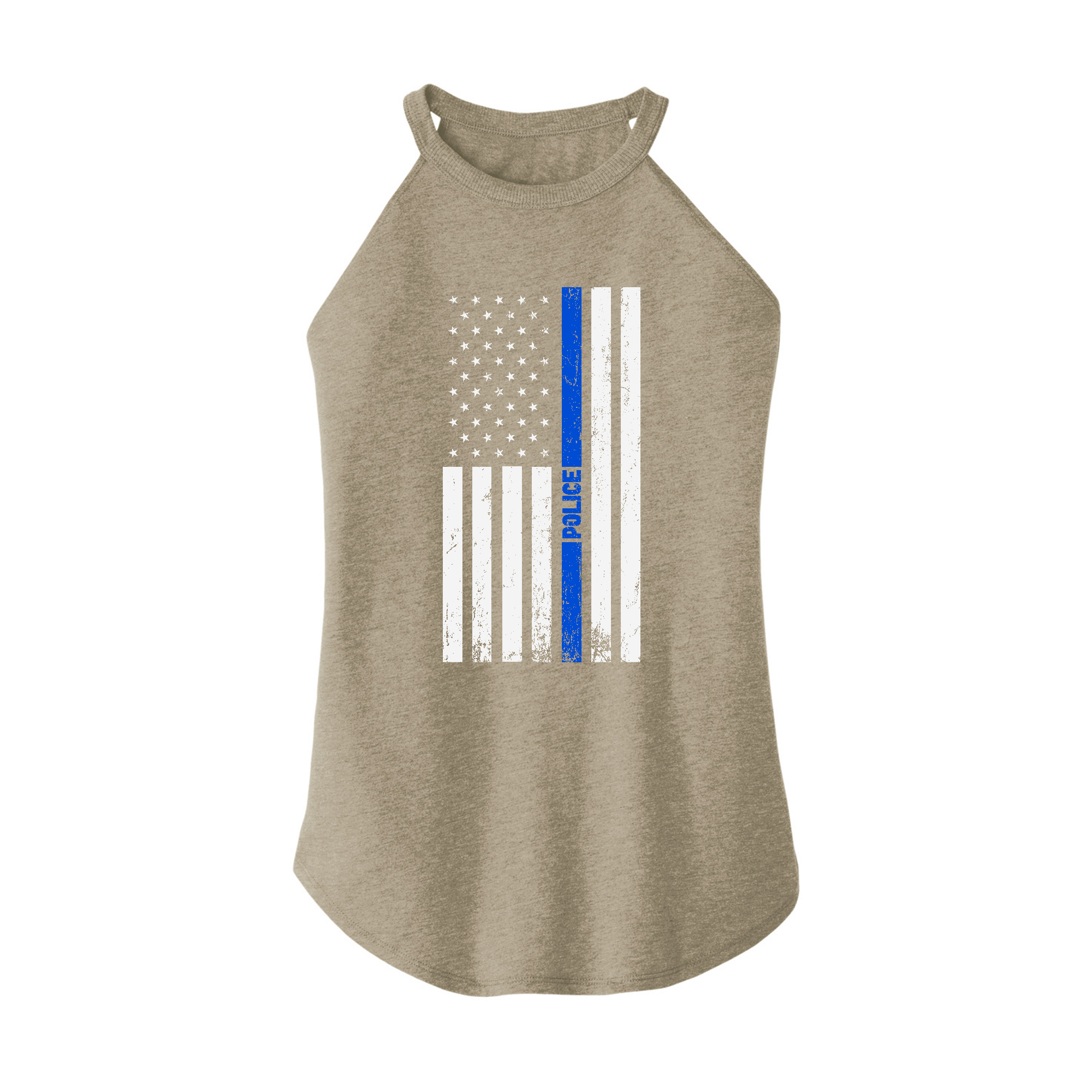 Womens X-Small Sand Rocker Tank Top