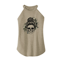 Womens X-Small Sand Rocker Tank Top