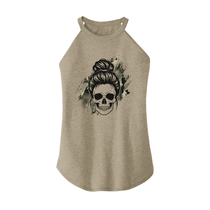 Womens X-Small Sand Rocker Tank Top