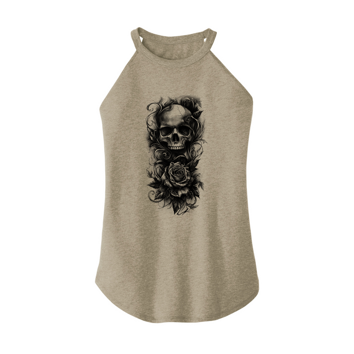 Womens X-Small Sand Rocker Tank Top