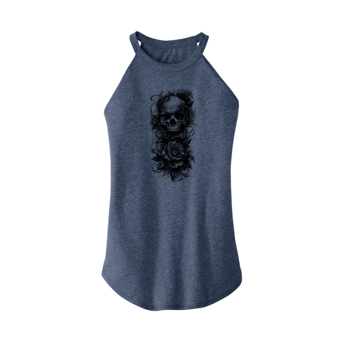 Womens X-Small Navy Heather Tank Top