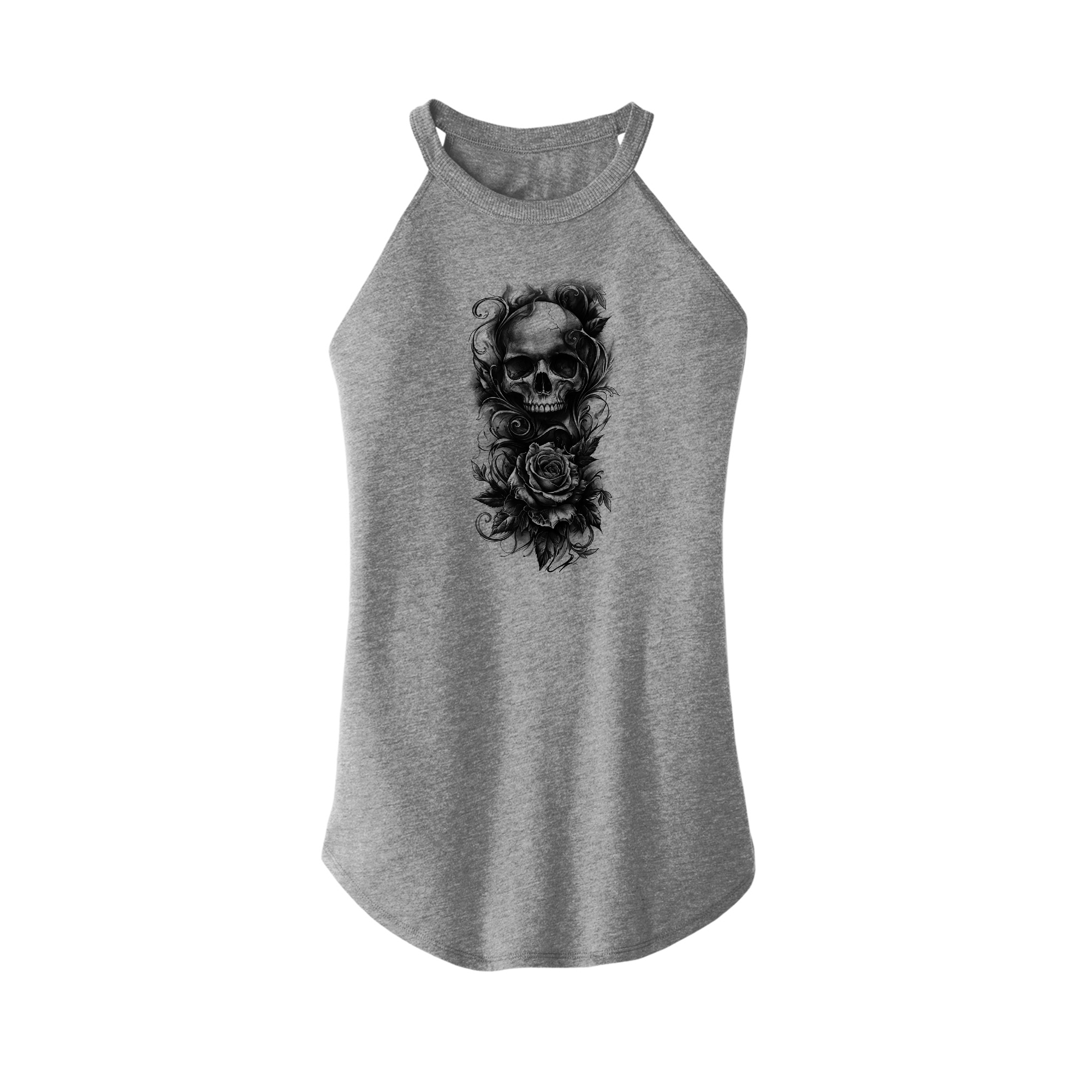 Womens X-Small Heather Gray Tank Top