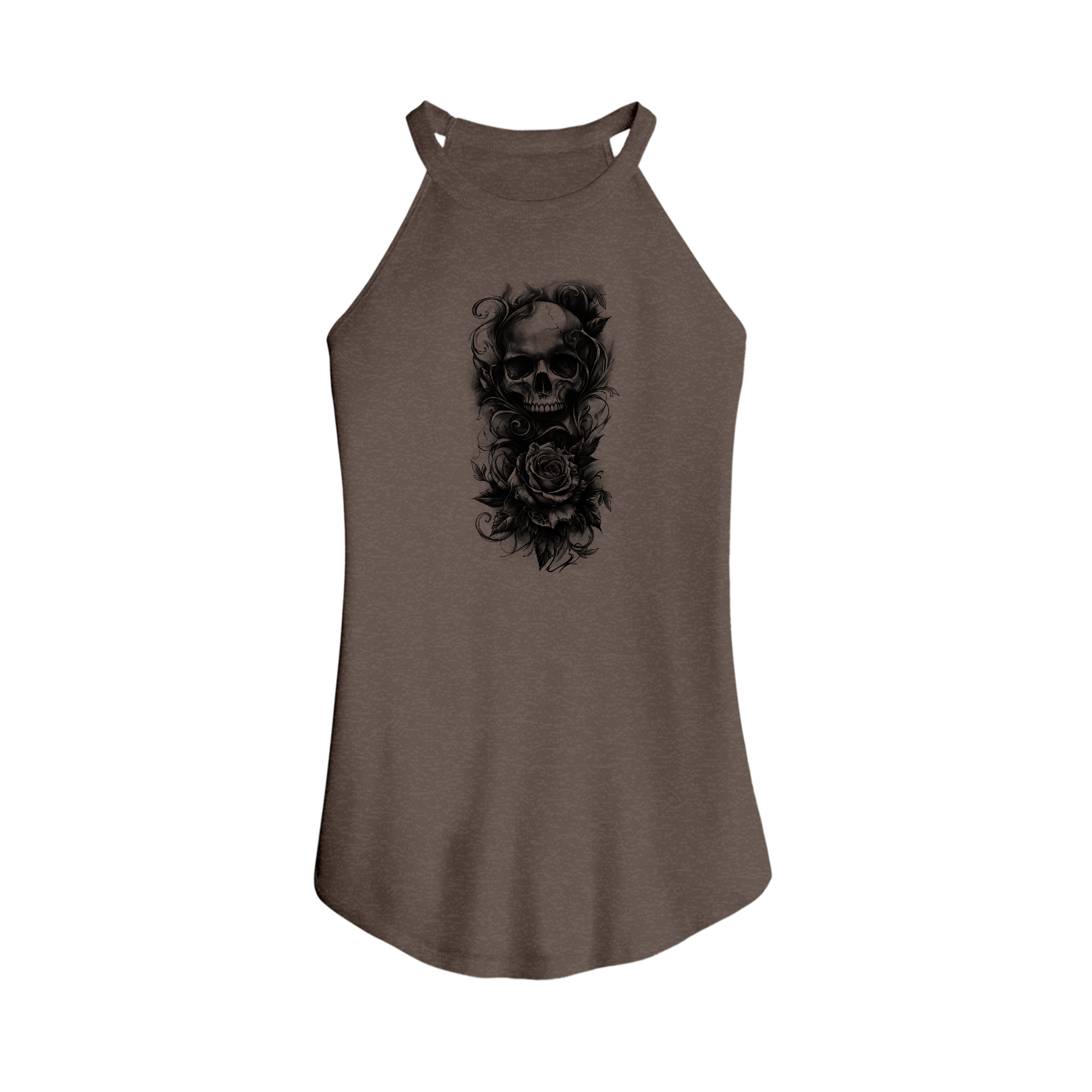 Womens X-Small Brown Tank Top