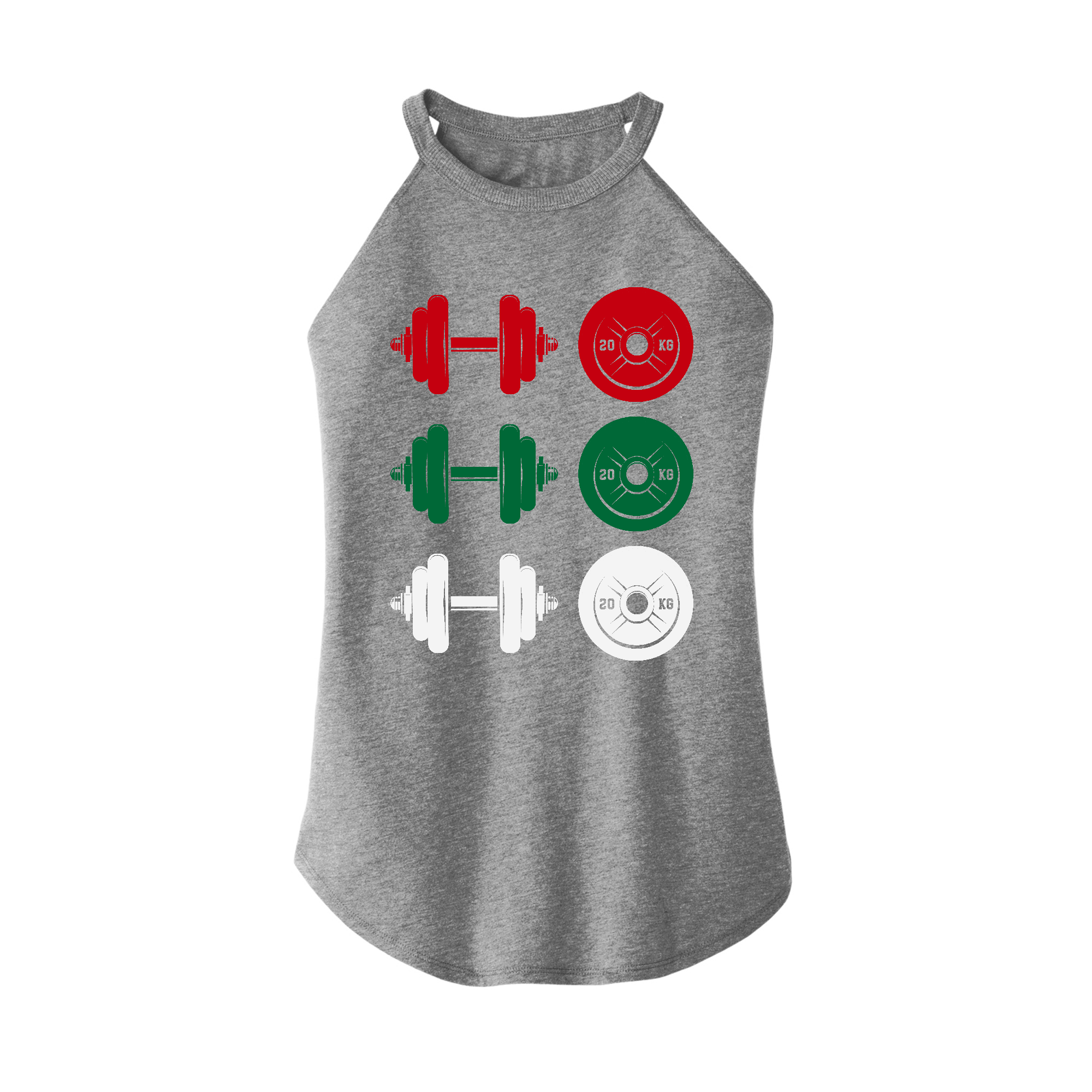 Womens X-Small Grey Rocker Tank Top