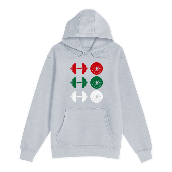 Unisex Small Heather Gray Pullover Hooded Sweatshirt