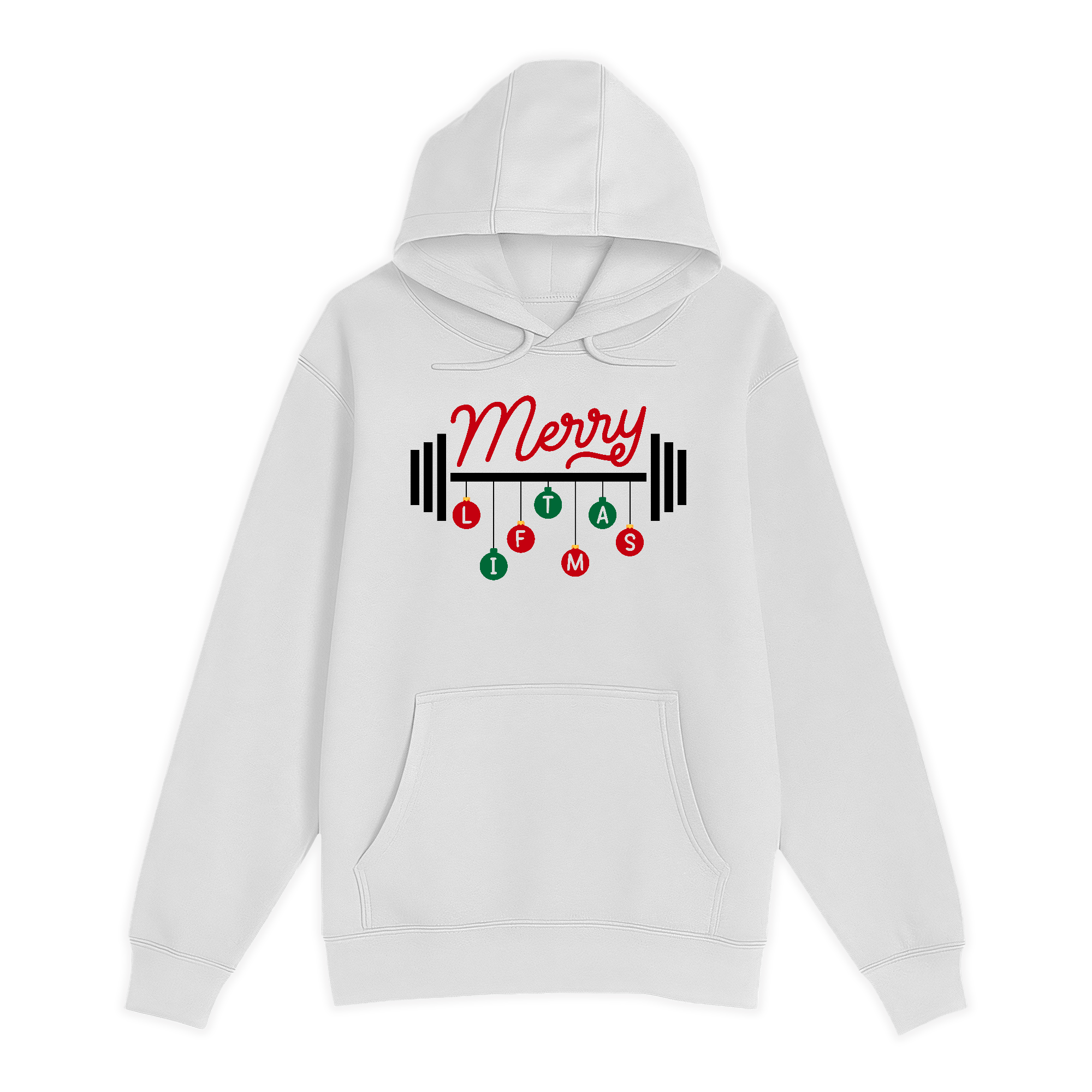 Unisex Small White Pullover Hooded Sweatshirt