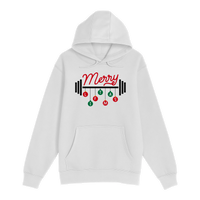 Unisex Small White Pullover Hooded Sweatshirt