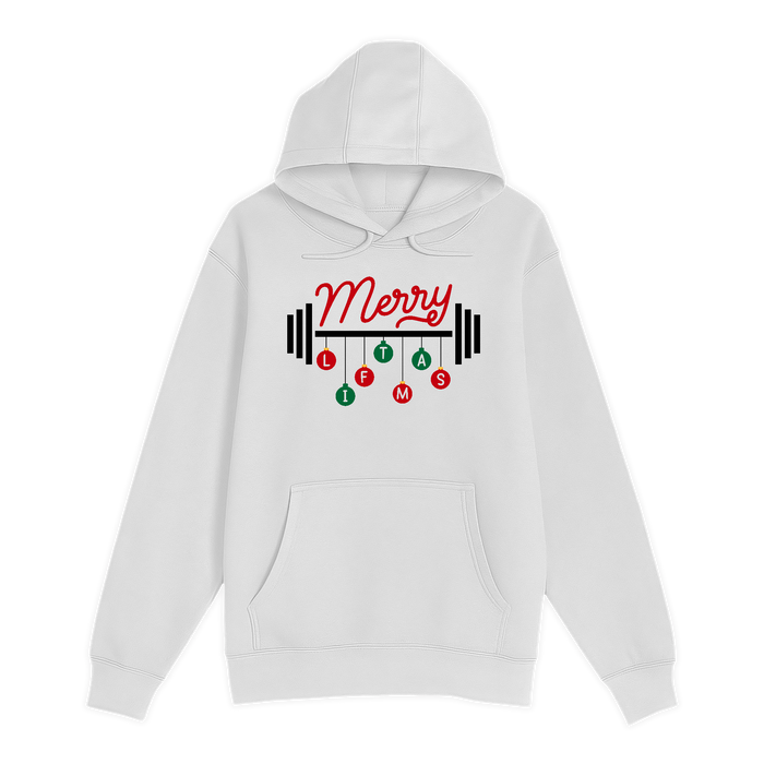 Unisex Small White Pullover Hooded Sweatshirt