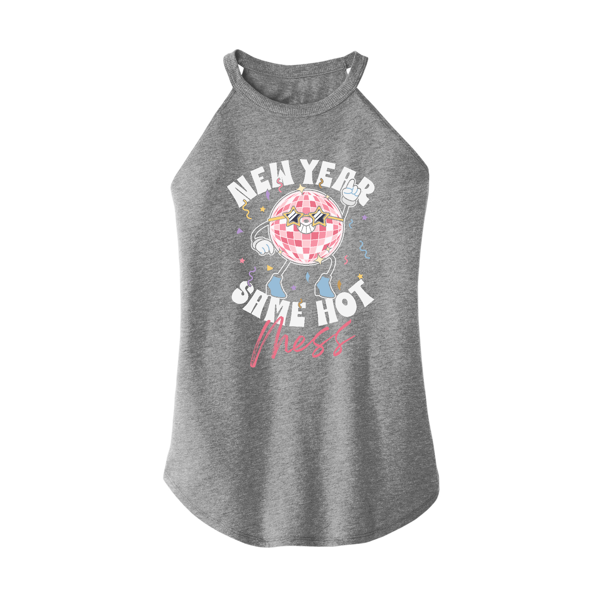 Womens X-Small Grey Rocker Tank Top